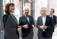 Sadiq Khan, Mayor of London election campaign event to announce his London Growth Plan at the Francis Crick Institute, King’s Cross, London, UK.