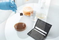 Vegan leather grown from bacteria that dyes itself