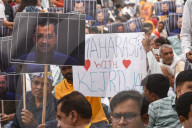 Aam Aadmi Party (AAP) Mass Fast Against Arrest of Kejriwal 