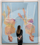 Georg Baselitz
A Confession of My Sins
exhibition at the White Cube Bermondsey, London, Great Britain 
Press photo call 
8th April 2024 
Runs to 16 June 2024.