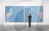 Georg Baselitz
A Confession of My Sins
exhibition at the White Cube Bermondsey, London, Great Britain 
Press photo call 
8th April 2024 
Runs to 16 June 2024.