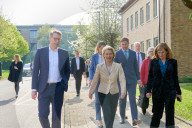 Ursula von der Leyen und Markus Söder zu Besuch beim Max-Planck-Institut für Plasmaphysik IPP in Garching
