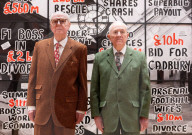 Gilbert & George The London Pictures exhibition at The Gilbert & George Centre 5a Heneage Street, London E1 5LJ
Great Britain Press photocall 
10th April 2024