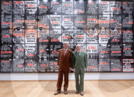 Gilbert & George The London Pictures exhibition at The Gilbert & George Centre 5a Heneage Street, London E1 5LJ
Great Britain Press photocall 
10th April 2024