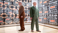 Gilbert & George The London Pictures exhibition at The Gilbert & George Centre 5a Heneage Street, London E1 5LJ
Great Britain Press photocall 
10th April 2024