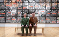 Gilbert & George The London Pictures exhibition at The Gilbert & George Centre 5a Heneage Street, London E1 5LJ
Great Britain Press photocall 
10th April 2024