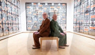 Gilbert & George The London Pictures exhibition at The Gilbert & George Centre 5a Heneage Street, London E1 5LJ
Great Britain Press photocall 
10th April 2024