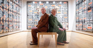 Gilbert & George The London Pictures exhibition at The Gilbert & George Centre 5a Heneage Street, London E1 5LJ
Great Britain Press photocall 
10th April 2024