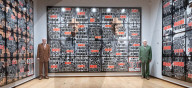 Gilbert & George The London Pictures exhibition at The Gilbert & George Centre 5a Heneage Street, London E1 5LJ
Great Britain Press photocall 
10th April 2024