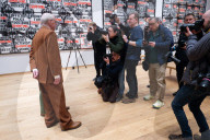 Gilbert & George The London Pictures exhibition at The Gilbert & George Centre 5a Heneage Street, London E1 5LJ
Great Britain Press photocall 
10th April 2024