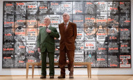 Gilbert & George The London Pictures exhibition at The Gilbert & George Centre 5a Heneage Street, London E1 5LJ
Great Britain Press photocall 
10th April 2024