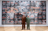 Gilbert & George The London Pictures exhibition at The Gilbert & George Centre 5a Heneage Street, London E1 5LJ
Great Britain Press photocall 
10th April 2024