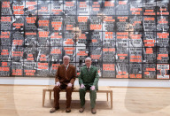 Gilbert & George The London Pictures exhibition at The Gilbert & George Centre 5a Heneage Street, London E1 5LJ
Great Britain Press photocall 
10th April 2024