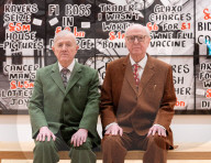 Gilbert & George The London Pictures exhibition at The Gilbert & George Centre 5a Heneage Street, London E1 5LJ
Great Britain Press photocall 
10th April 2024