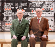 Gilbert & George The London Pictures exhibition at The Gilbert & George Centre 5a Heneage Street, London E1 5LJ
Great Britain Press photocall 
10th April 2024