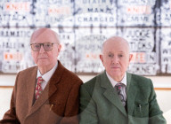 Gilbert & George The London Pictures exhibition at The Gilbert & George Centre 5a Heneage Street, London E1 5LJ
Great Britain Press photocall 
10th April 2024