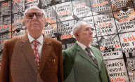 Gilbert & George The London Pictures exhibition at The Gilbert & George Centre 5a Heneage Street, London E1 5LJ
Great Britain Press photocall 
10th April 2024