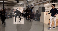 Robot mimics remote human controller's actions in realtime 