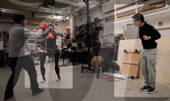 Robot mimics remote human controller's actions in realtime 