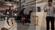 Robot mimics remote human controller's actions in realtime 