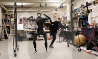 Robot mimics remote human controller's actions in realtime 