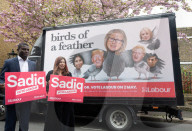 Sadiq Khan election campaign poster launch in Southwark, London, Great Britain 
11th April 2024