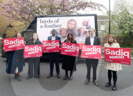 Sadiq Khan election campaign poster launch in Southwark, London, Great Britain 
11th April 2024