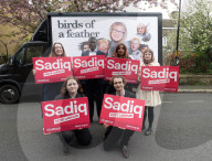 Sadiq Khan election campaign poster launch in Southwark, London, Great Britain 
11th April 2024