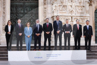 Milan, the meeting of G7 Transport ministers at Palazzo Reale