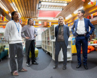 Sadiq Khan, Labour’s Mayor of London visits Stoke Newington School, North London, Great Britain during his re-election campaign. 
12th April 2024