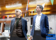 Sadiq Khan, Labour’s Mayor of London visits Stoke Newington School, North London, Great Britain during his re-election campaign. 
12th April 2024
