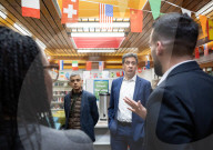 Sadiq Khan, Labour’s Mayor of London visits Stoke Newington School, North London, Great Britain during his re-election campaign. 
12th April 2024