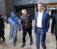 Sadiq Khan, Labour’s Mayor of London visits Stoke Newington School, North London, Great Britain during his re-election campaign. 
12th April 2024