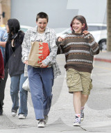 PREMIUM EXCLUSIVE Twinning? Ben Affleck bonding with Fin , dressed with jeans and plaid shirts on friday
