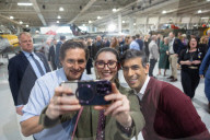 The Prime Minister Rishi Sunak meets veterans