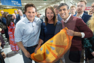The Prime Minister Rishi Sunak meets veterans
