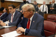 Former President Donald Trump Civil Fraud Trial in New York, United States - 15 Apr 2024