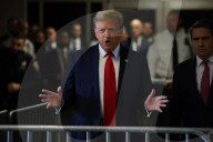Former President Donald Trump Civil Fraud Trial in New York, United States - 15 Apr 2024