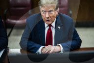 Former President Donald Trump Civil Fraud Trial in New York, United States - 15 Apr 2024
