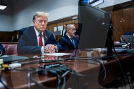 Former President Donald Trump Civil Fraud Trial in New York, United States - 15 Apr 2024