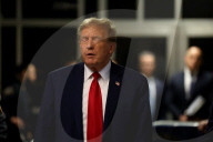 Former President Donald Trump Criminal Fraud Trial in New York, United States - 15 Apr 2024