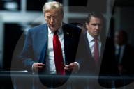 Former President Donald Trump Criminal Fraud Trial in New York, United States - 15 Apr 2024