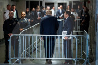 Former President Donald Trump Criminal Fraud Trial in New York, United States - 15 Apr 2024