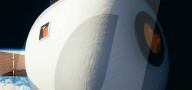 Inflatable space base