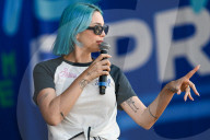 Italian singer Music Concert - Rose Villain Live 2024 Misano E-Prix race, Misano Adriatico, Italy
