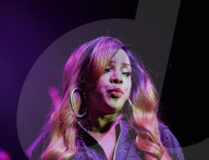 LEELA JAMES  brings some soul to the crowd at  the Chartway Arena at OLD DOMINION UNIVERSITY on 11 April 2024.