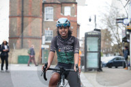 Elite cyclist Trhas Tesfay to lead London race while living in asylum hotel
