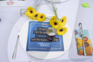 The Empty Seder Table Installation "Bring Them Home Now" event at Richmond Terrace, Whitehall, London, UK.
