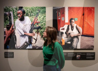 IWM Imperial War Museum - Storyteller: Photography by Tim Hetherington exhibition at the IWM Imperial War Museum, London, UK.