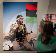 IWM Imperial War Museum - Storyteller: Photography by Tim Hetherington exhibition at the IWM Imperial War Museum, London, UK.
